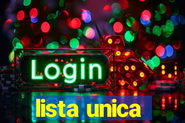 lista unica